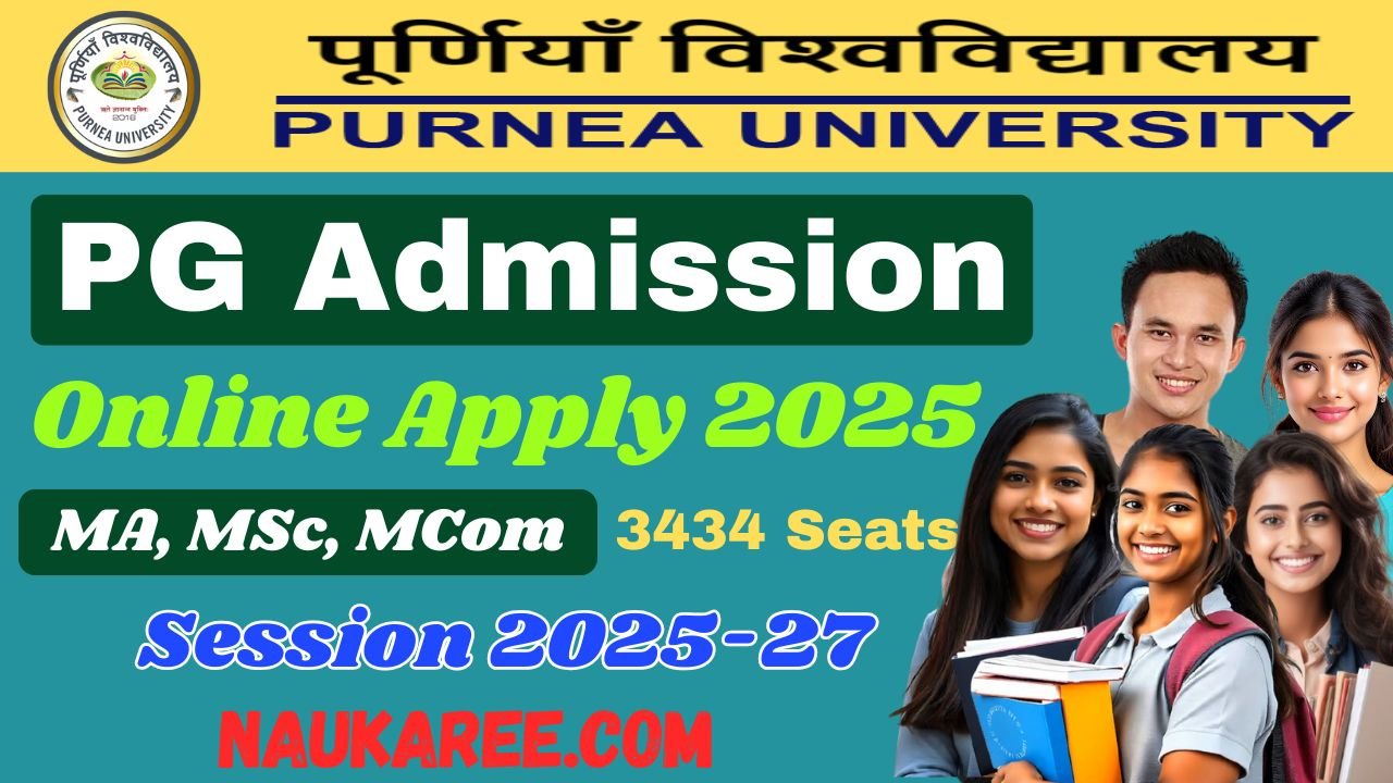 Purnea University PG Admission Online Apply 2025
