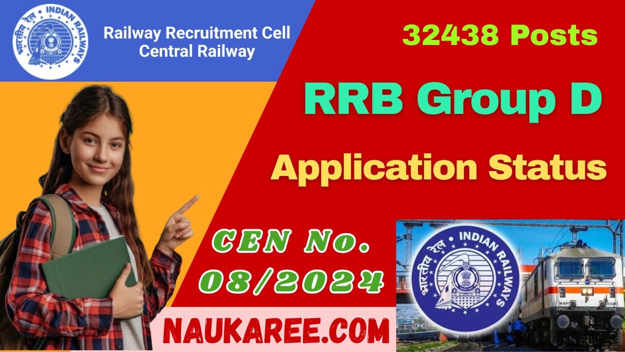 RRB Group D Application Status 2025